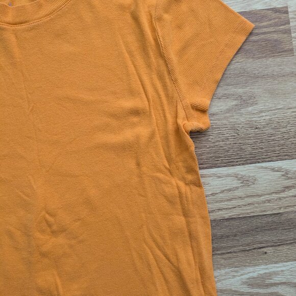 EUC Orange top with short sleeves L - Picture 5 of 9
